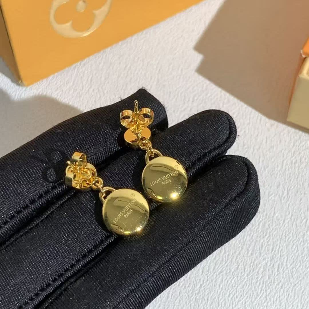 Louis Vuitton Pink Flower Earrings